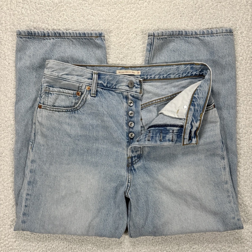 Levi's Light Blue Cropped Ankle Jeans